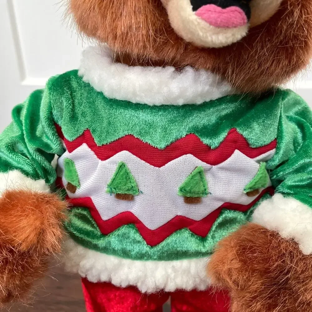Vintage Gemmy Christmas Bear Shake your Booty 2005 Sound Dance Animated READ